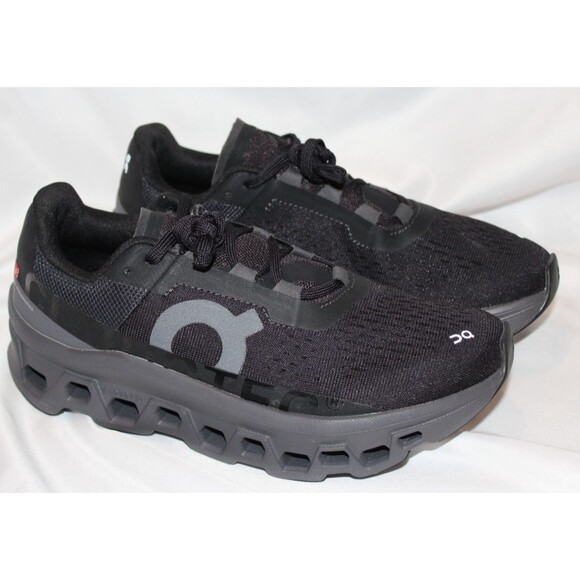 ON CLOUD CLOUDMONSTER WOMEN'S ATHLETIC RUNNING SHOES BLACK MAGNET NIB - Picture 2 of 7
